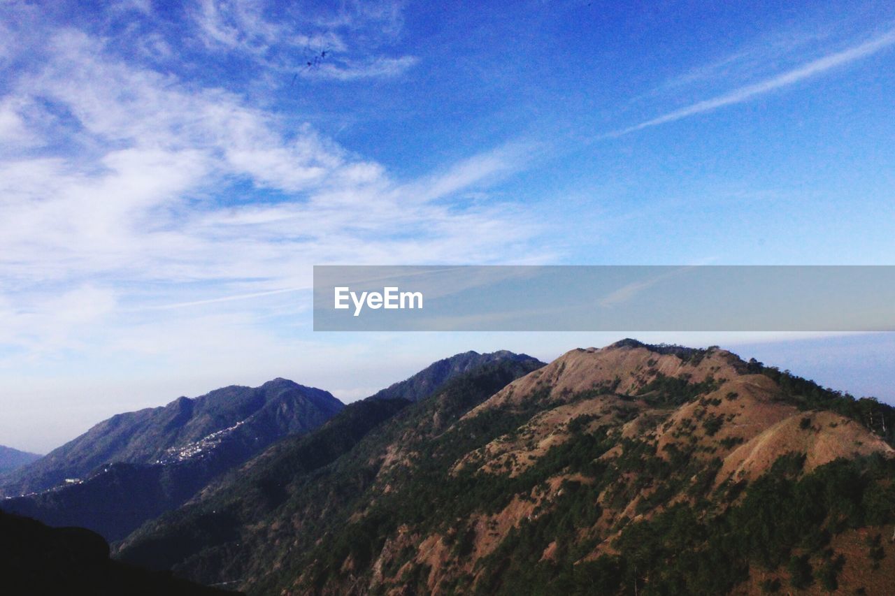 MOUNTAIN RANGE AGAINST SKY