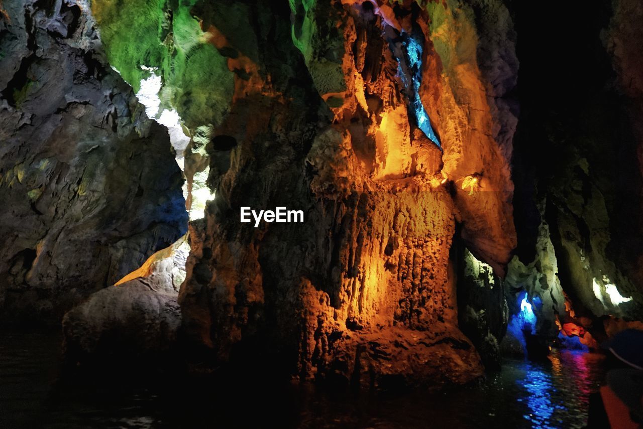 PANORAMIC VIEW OF ROCK FORMATION