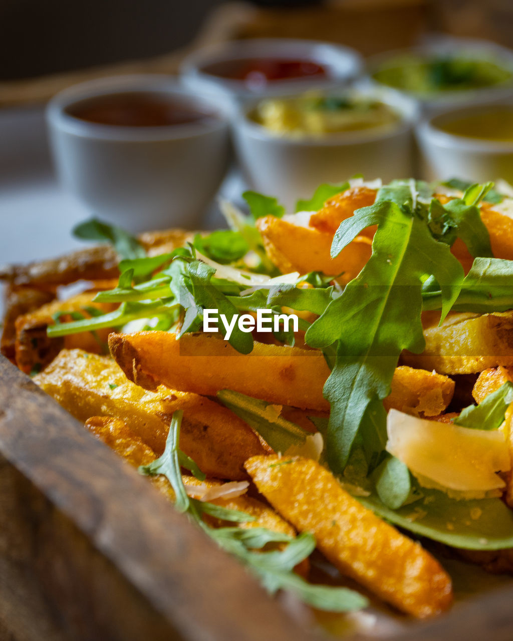 CLOSE-UP OF SERVED FOOD IN BOWL