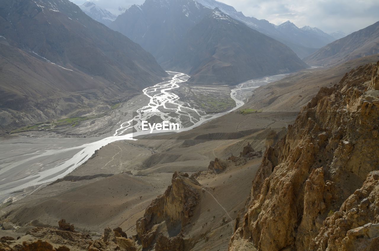 Confluence of pin and spiti at dankhar