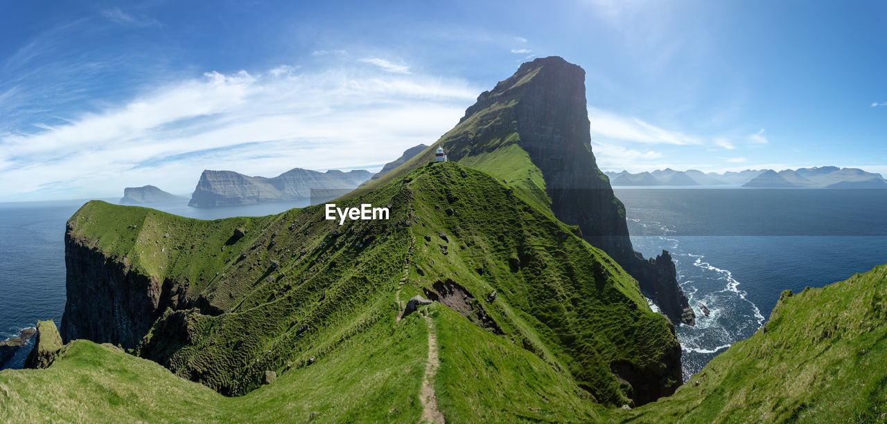 Panoramic view of sea against sky