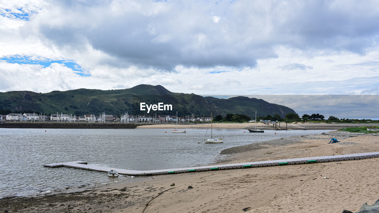 PANORAMIC VIEW OF BEACH AGAINST SKY