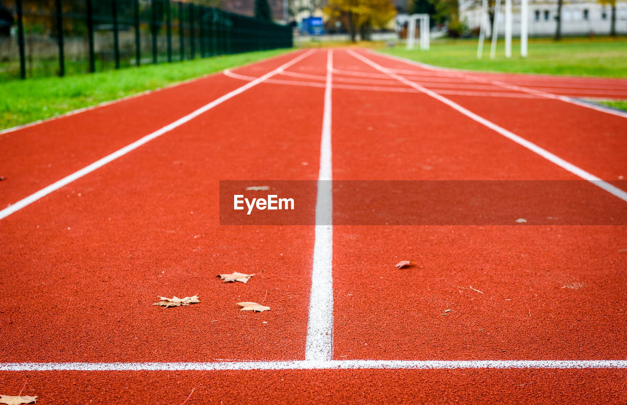 View of running track