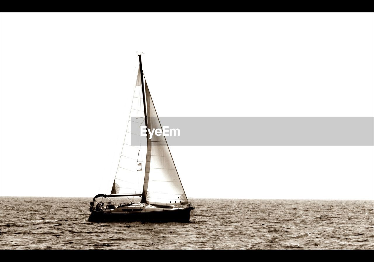 SAILBOAT ON SEA