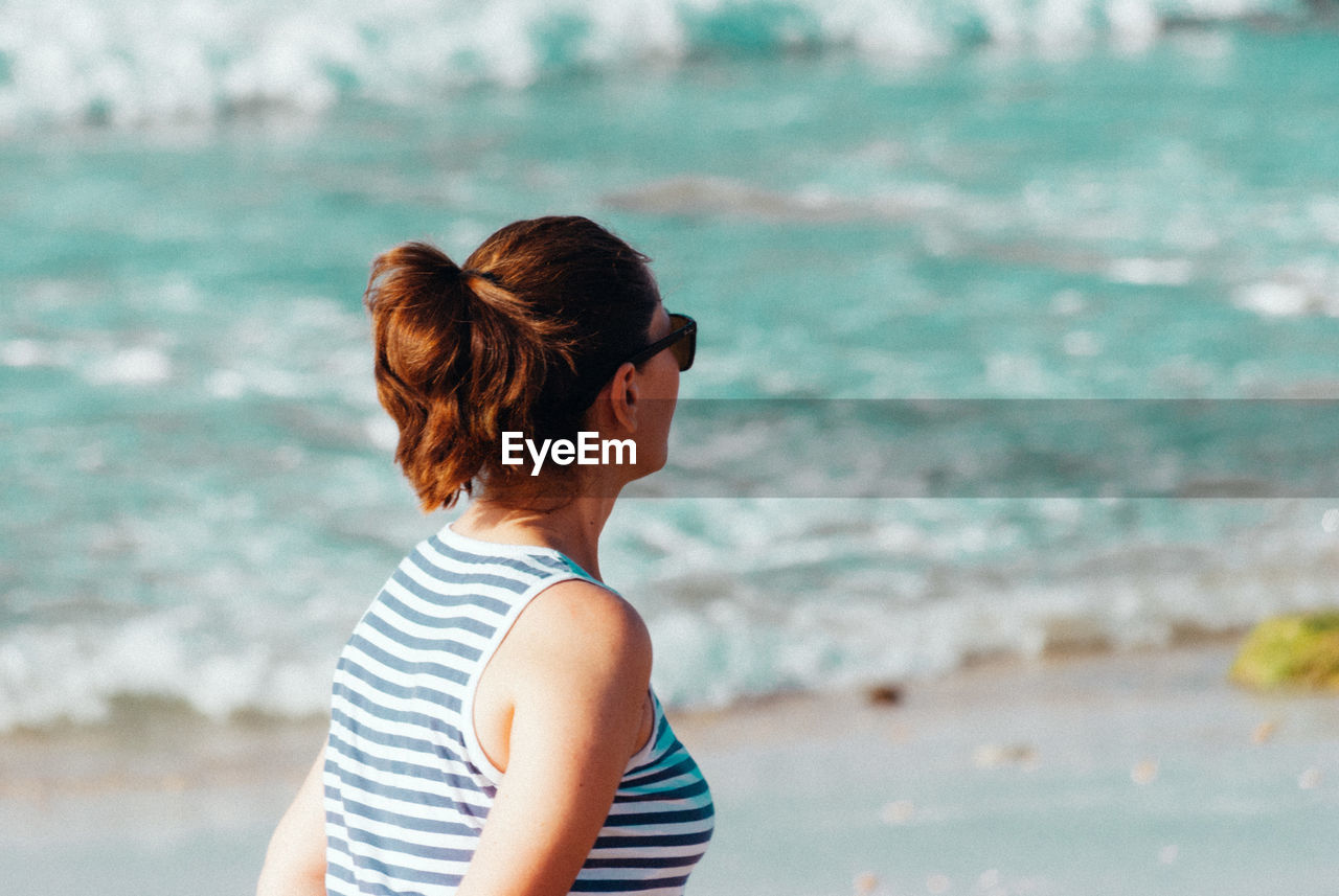 Woman at beach