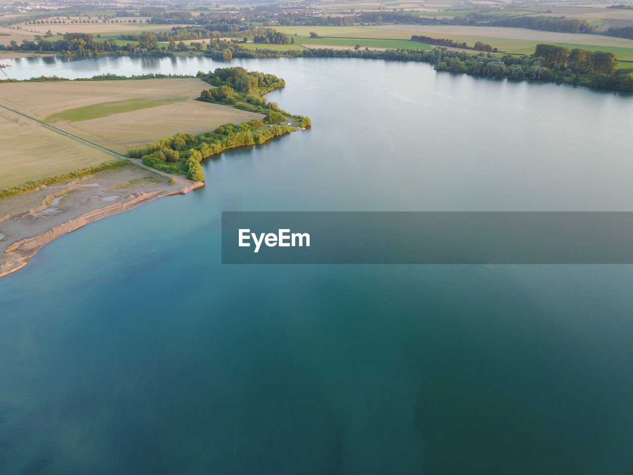 AERIAL VIEW OF LAKE