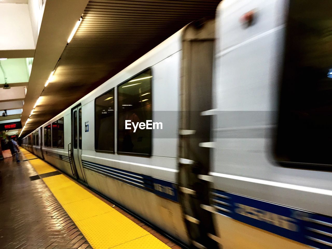 VIEW OF RAILROAD STATION PLATFORM