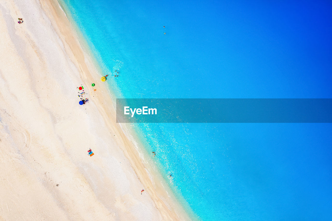 SCENIC VIEW OF SEA AGAINST BLUE SKY