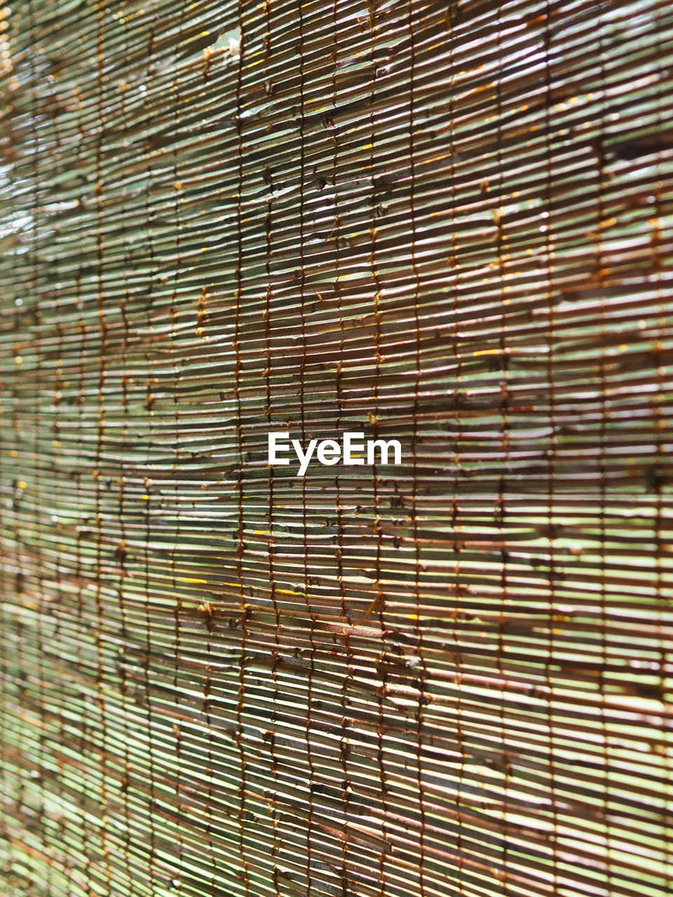 Full frame shot of bamboo blinds