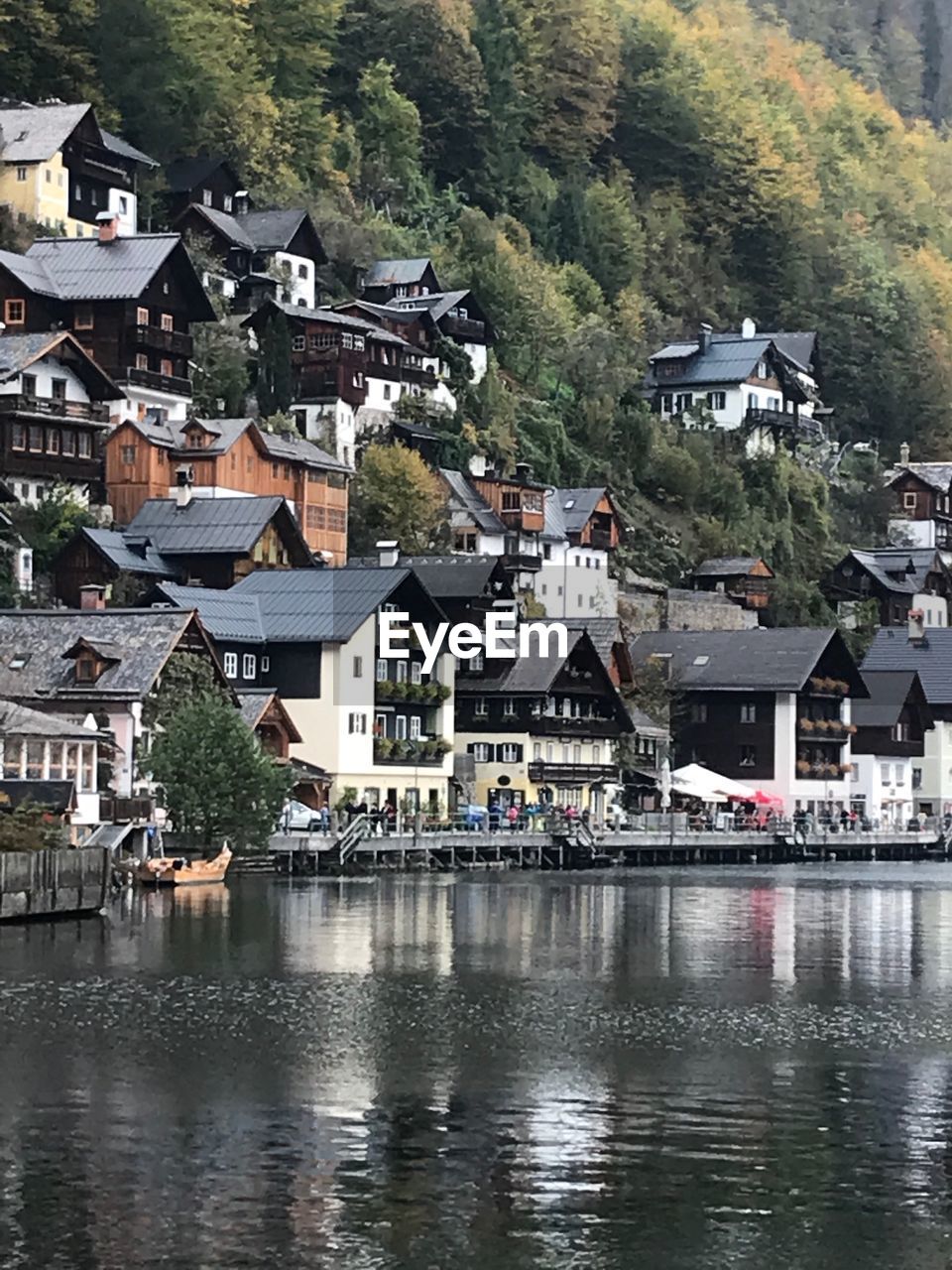 HOUSES BY RIVER AND TOWN