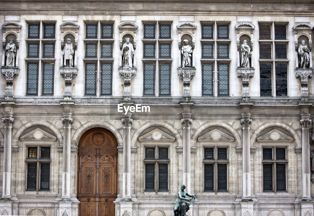 Low angle view of historical building