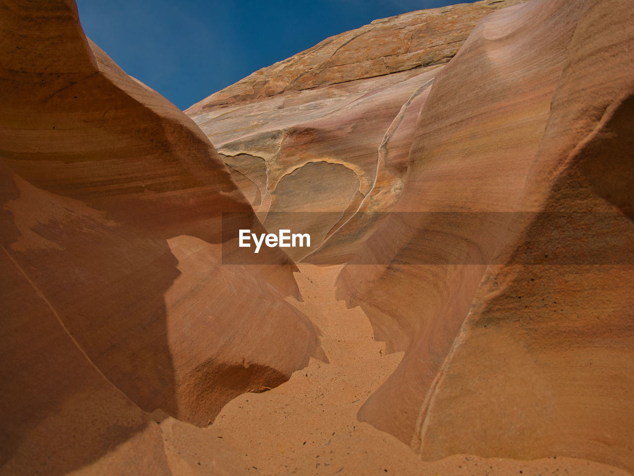 ROCK FORMATION ON DESERT