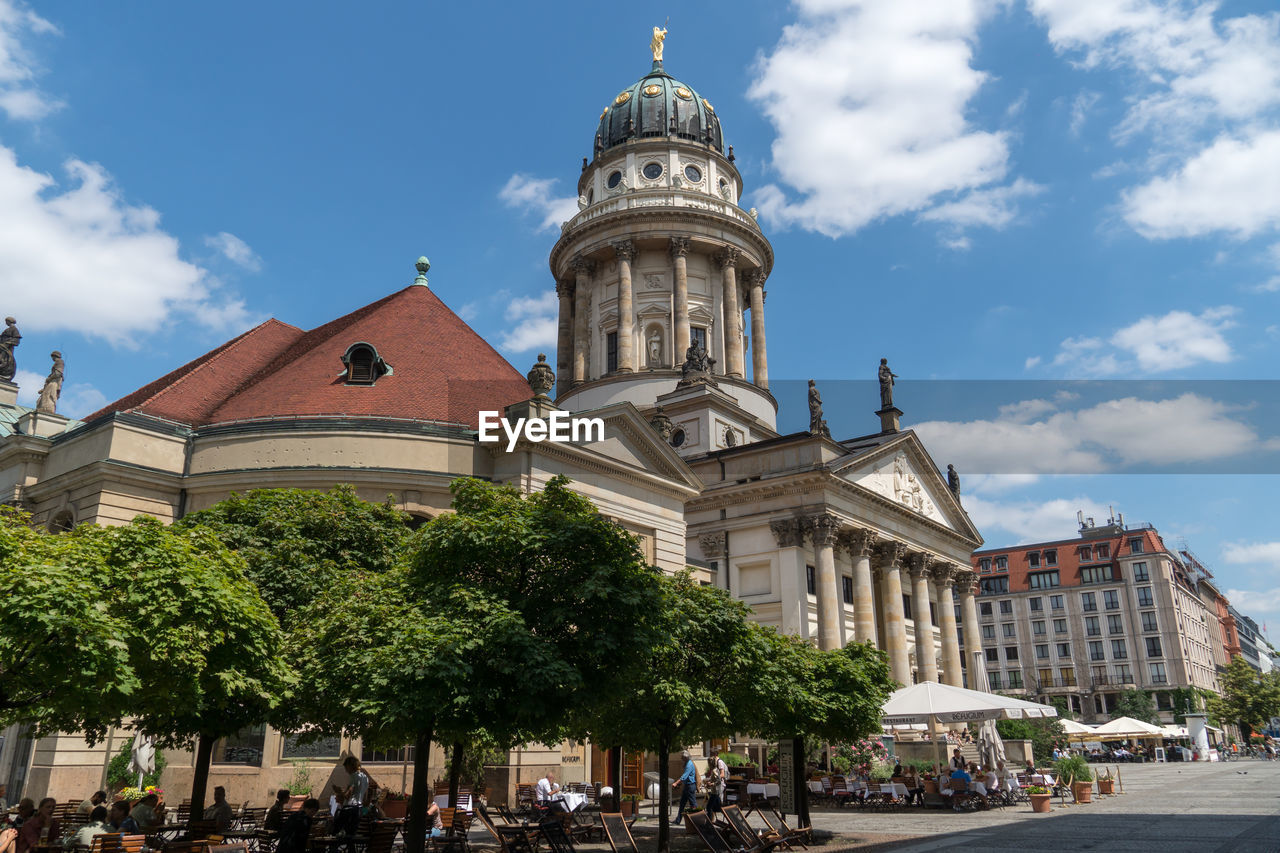 Gendarmenmarkt square, ensemble including the berlin concert hall and the french and german churches