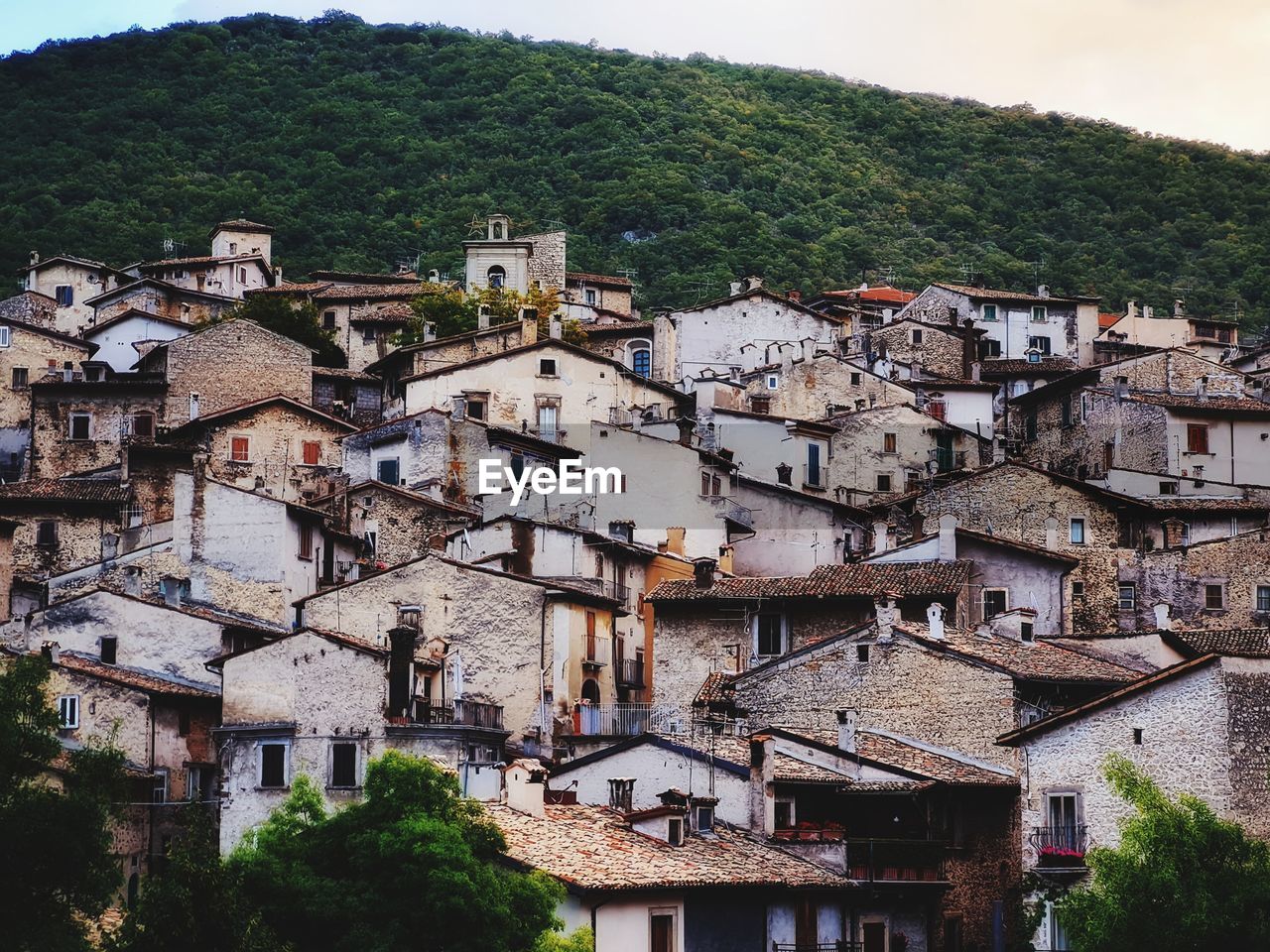 Photos of the houses of scanno in abruzzo