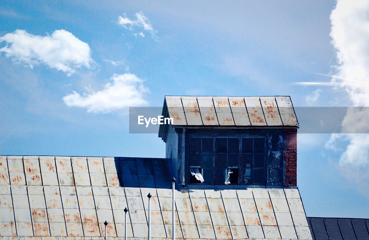 Low angle view of building against sky