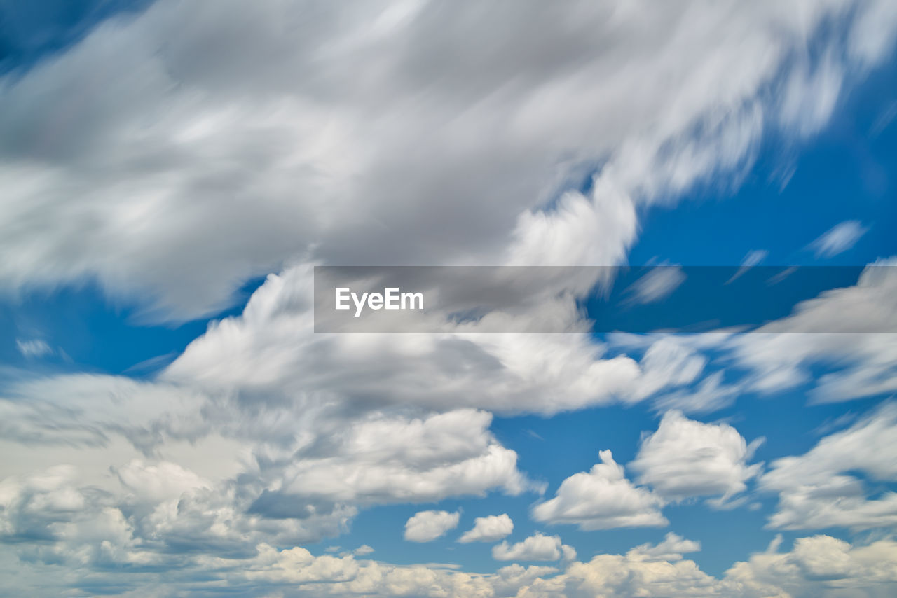 LOW ANGLE VIEW OF CLOUDSCAPE