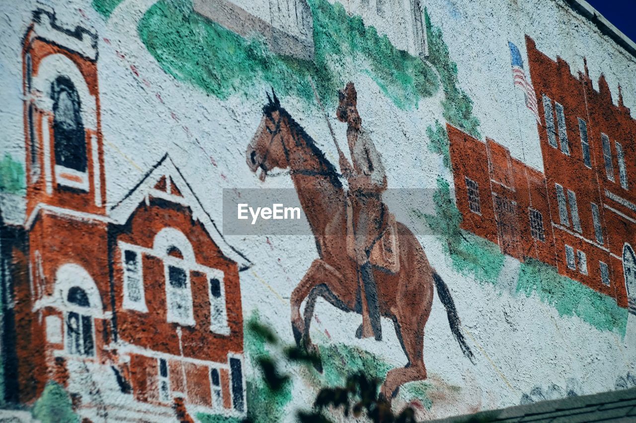 GRAFFITI ON BUILDING WALL