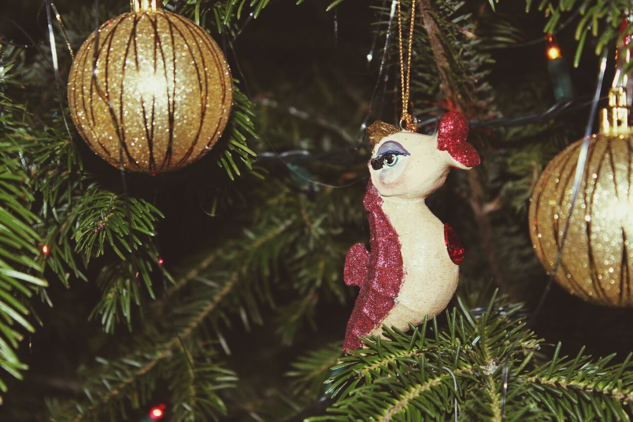 Christmas bauble in form of sea horse