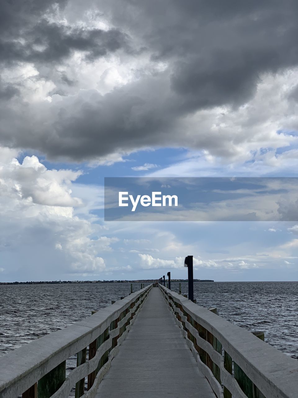 Punta grossa pier over the sea