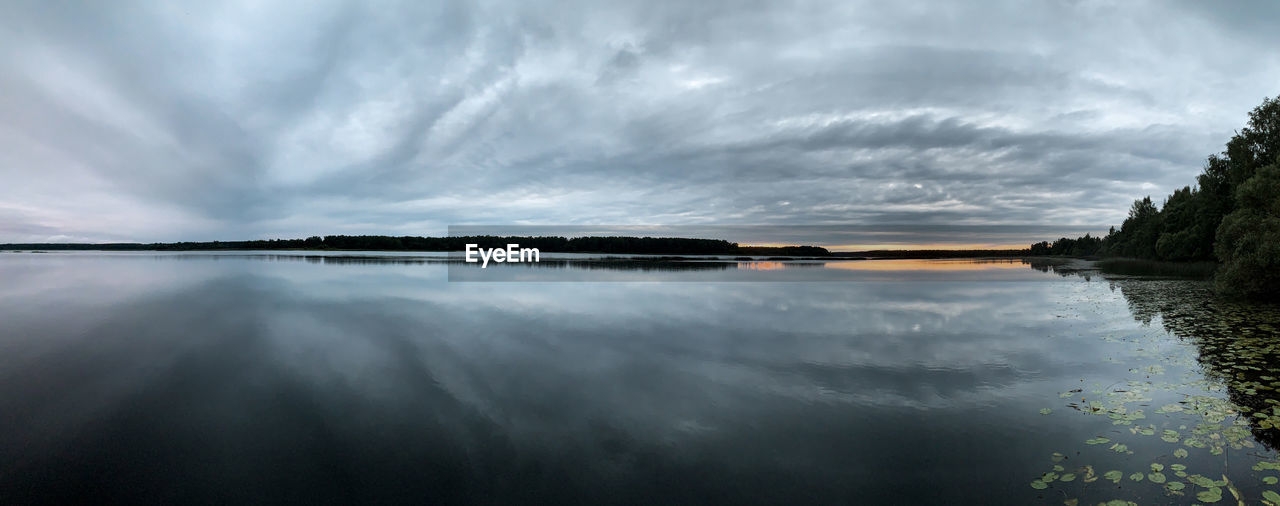 Scenic view of river against sky