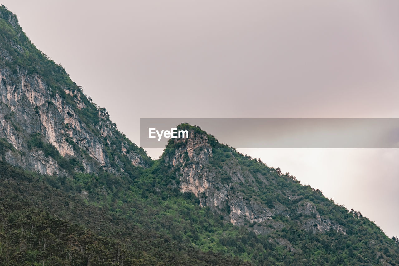 Scenic view of mountain against sky