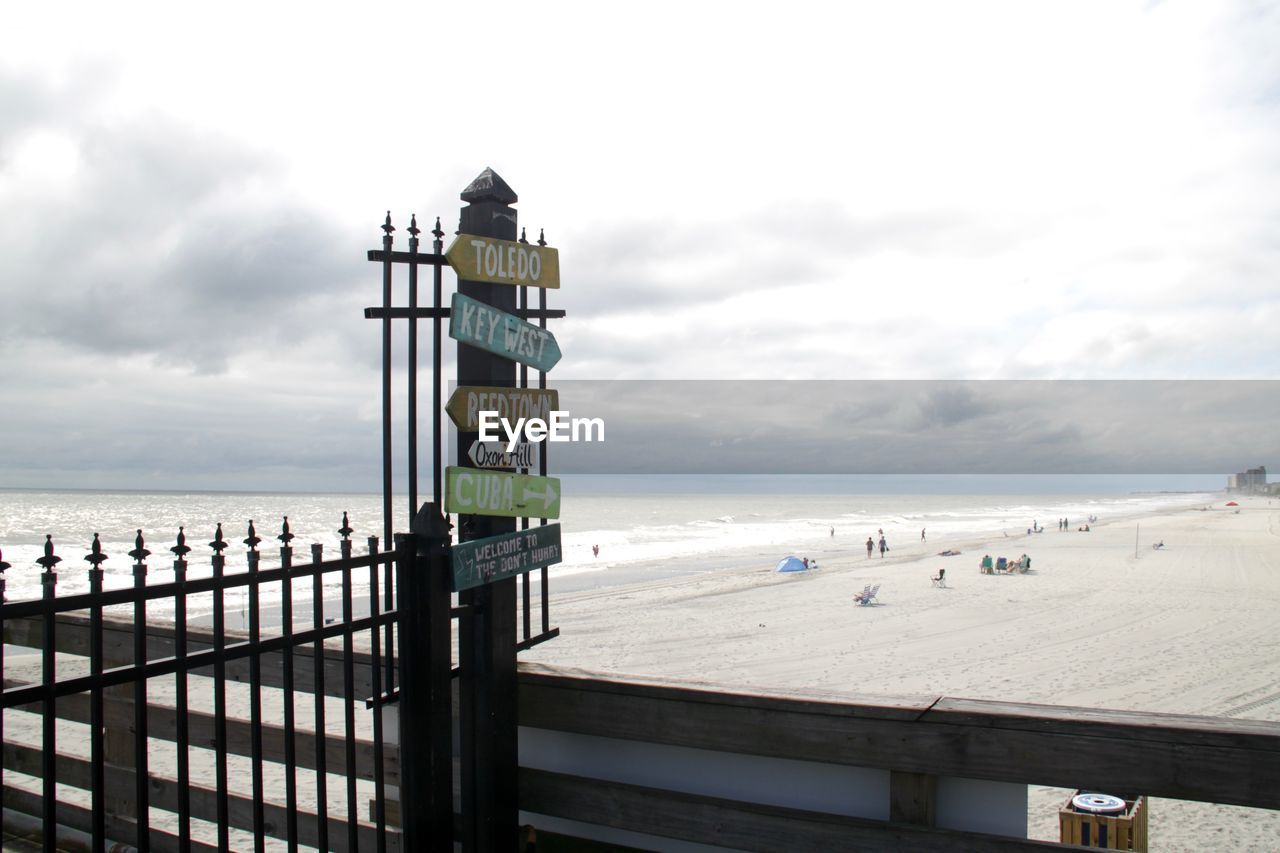 VIEW OF SEA AGAINST SKY