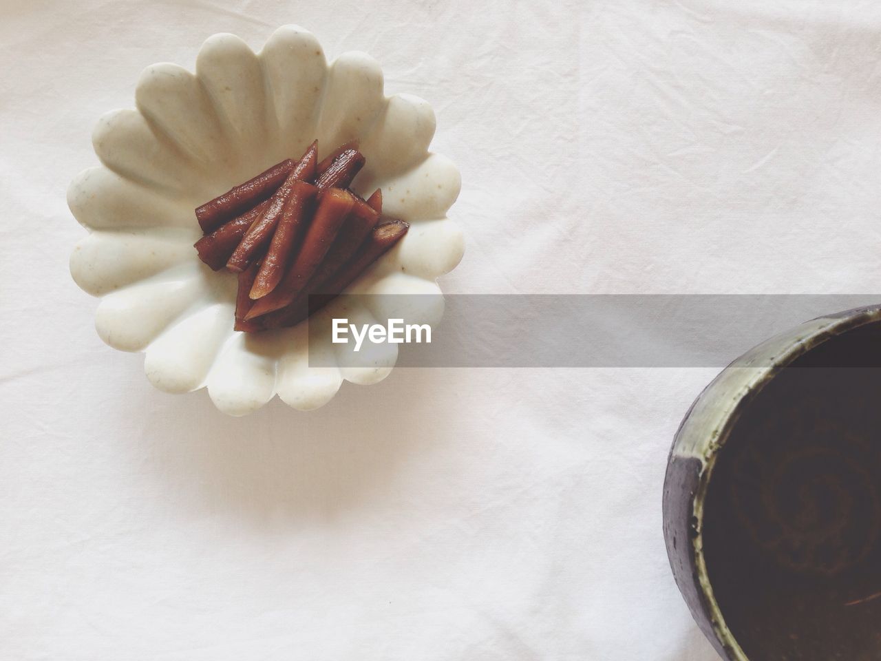 Close-up of food on table