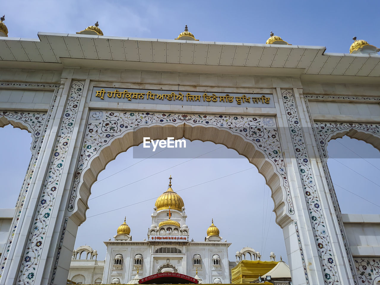 Low angle view of historical building