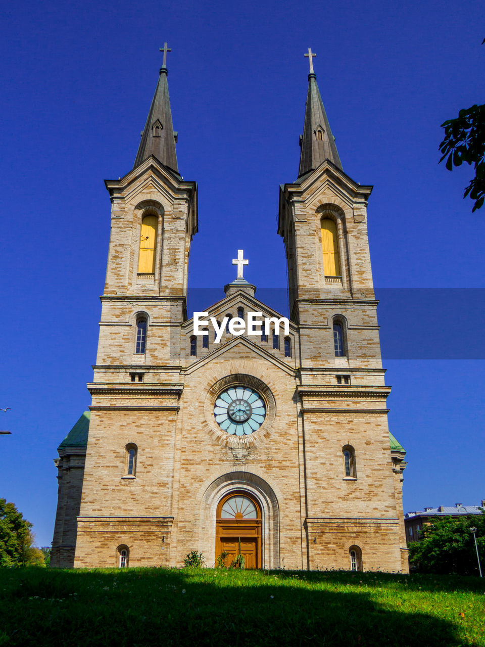 low angle view of church