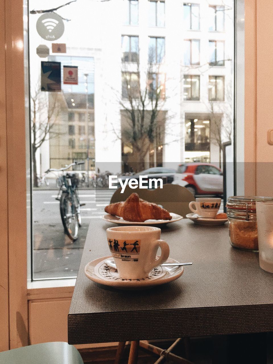 CLOSE-UP OF BREAKFAST SERVED ON TABLE