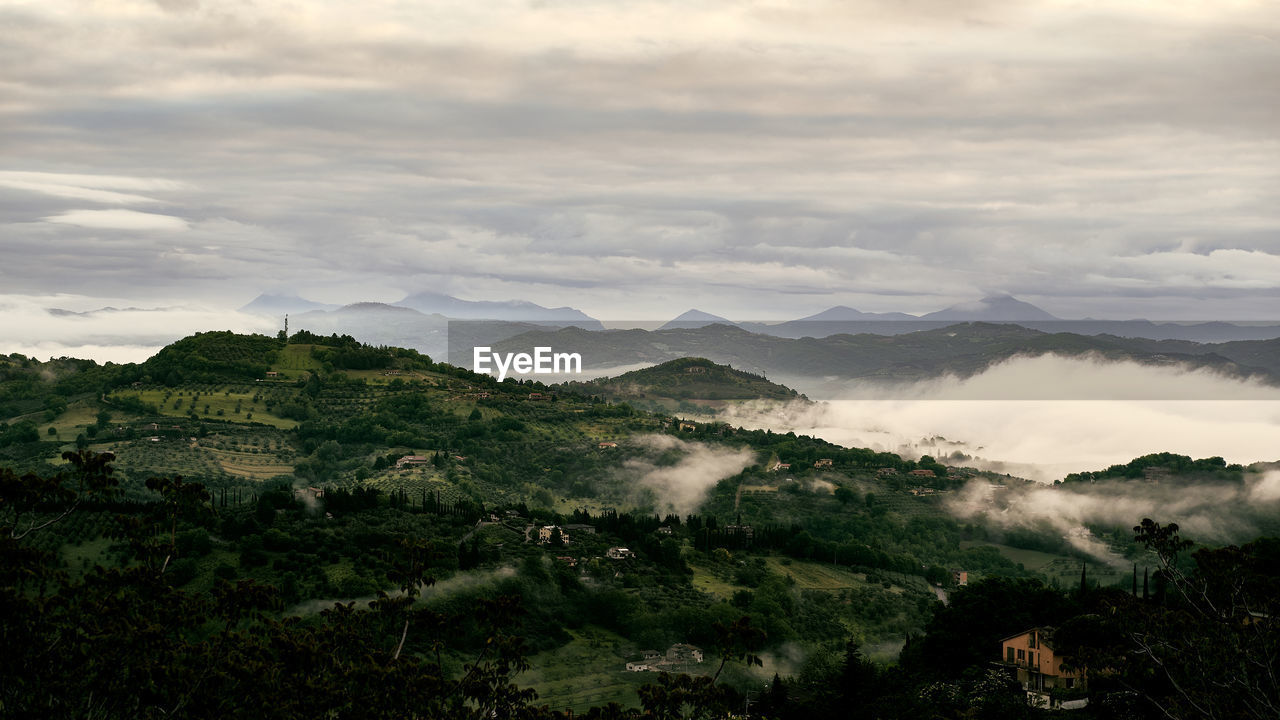 Scenic view of landscape against sky