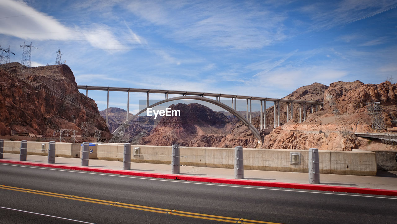 View of bridge from hoover dam