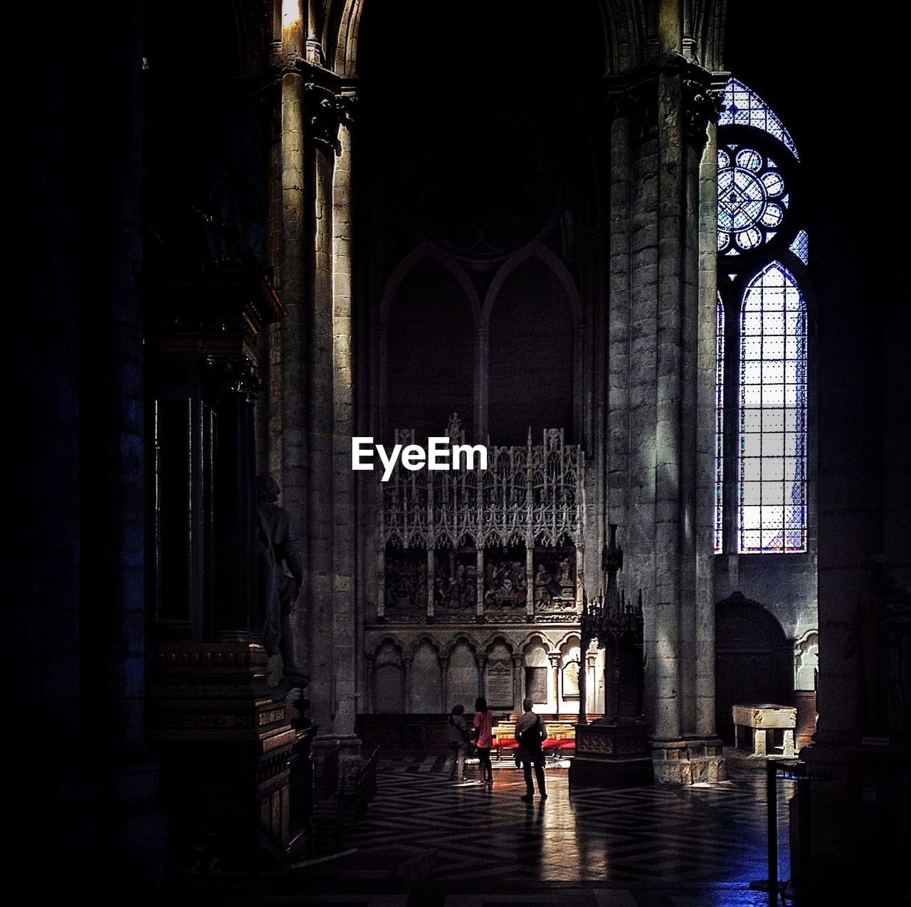 Ornate gothic-style church interior