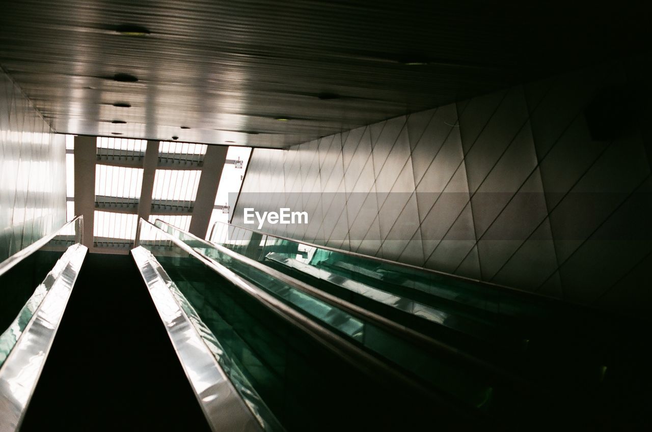 INTERIOR OF ILLUMINATED UNDERGROUND WALKWAY