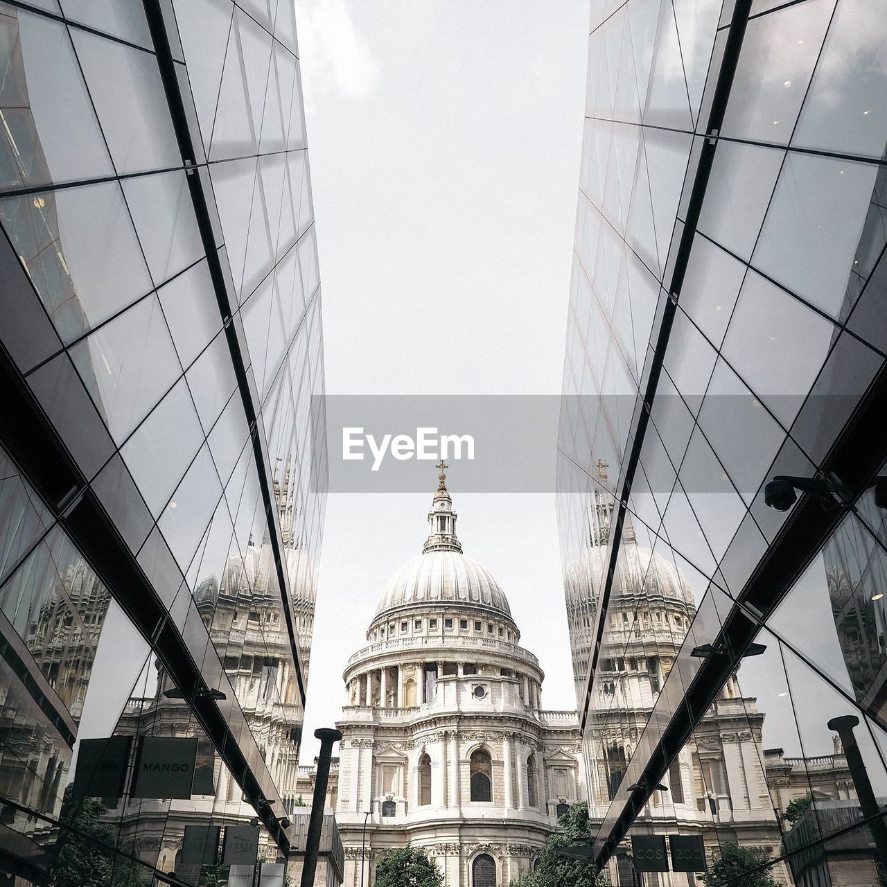 Low angle view of buildings in london