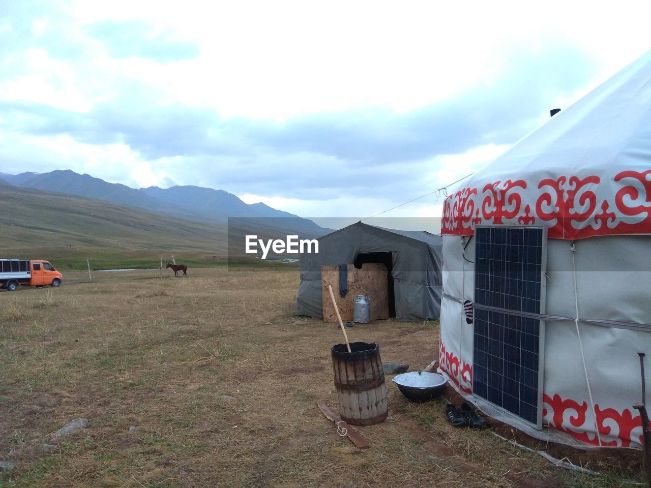 The modern kyrgyz yurt life