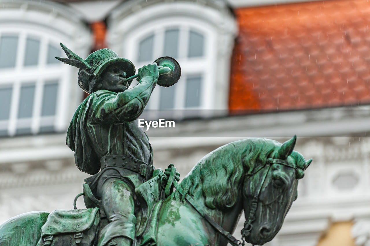 Close-up of statue against blurred background