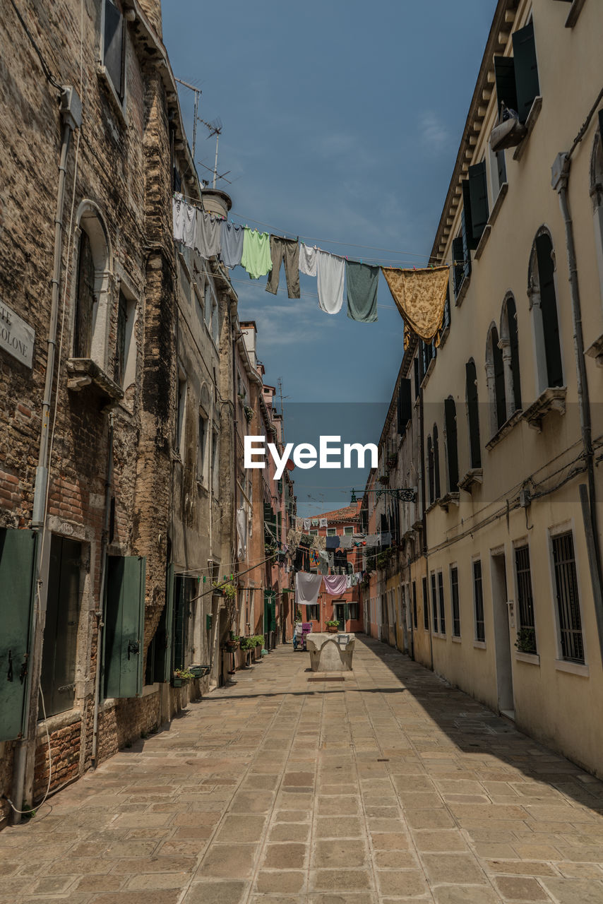 Street amidst buildings in town