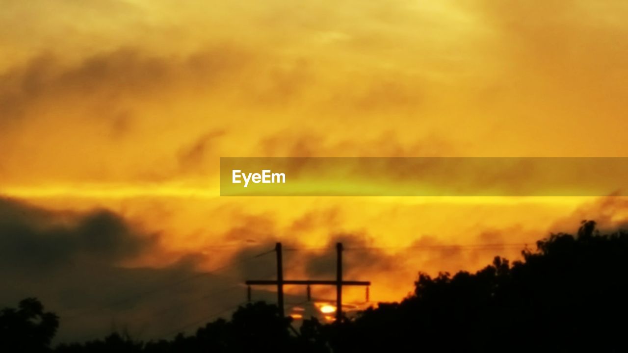 LOW ANGLE VIEW OF SUNSET