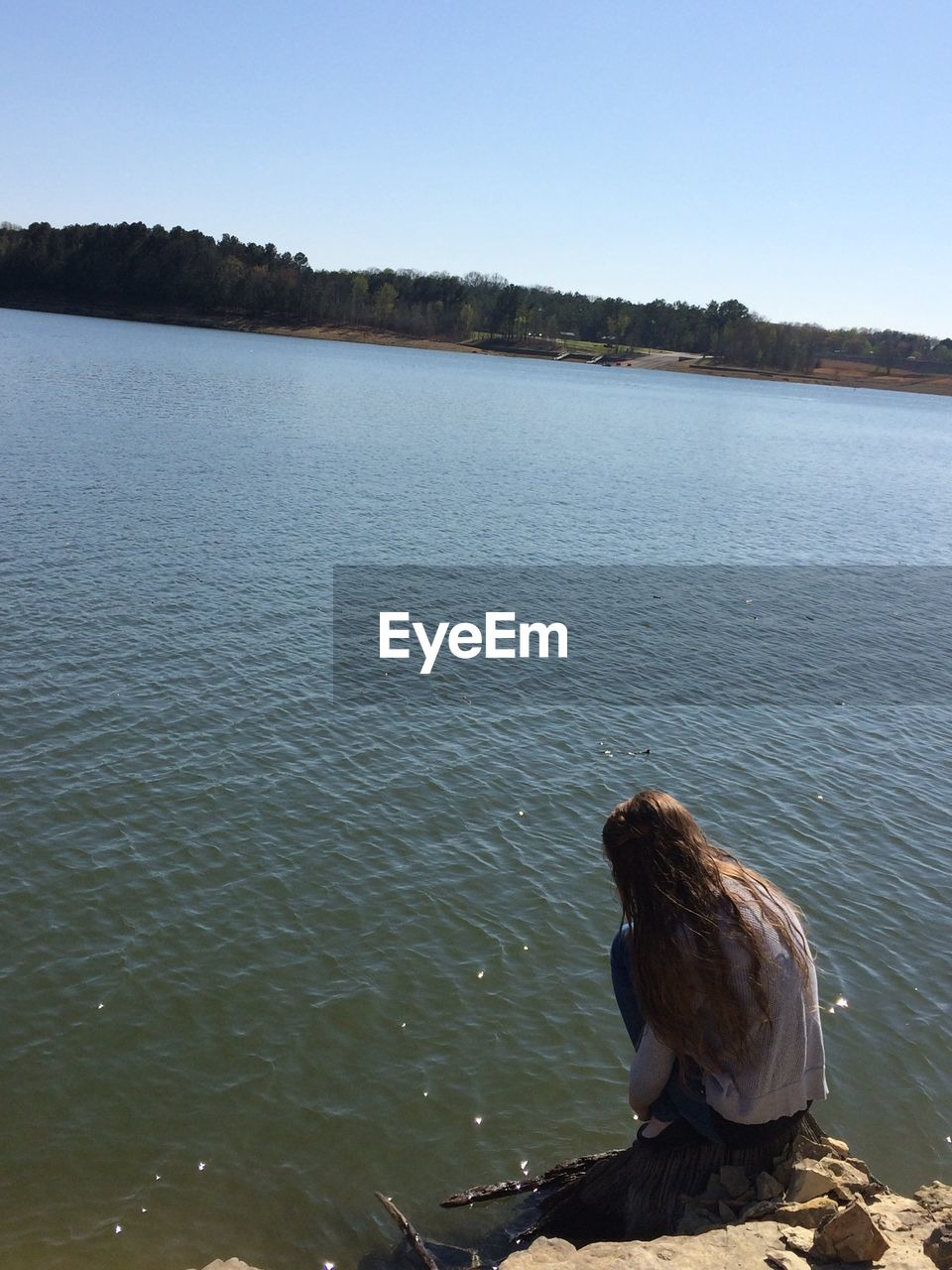 VIEW OF CALM LAKE