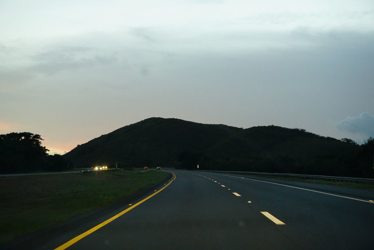 ROAD PASSING THROUGH COUNTRY ROAD