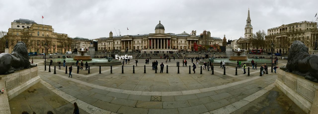 BUILDINGS AGAINST SKY