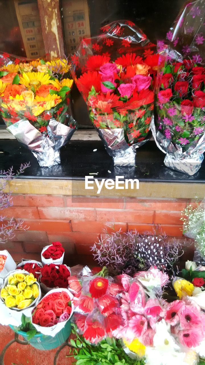 COLORFUL FLOWERS IN SHOP