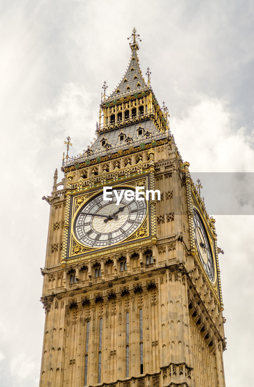 The big ben, part of the houses of parliament and iconic landmark of london, uk