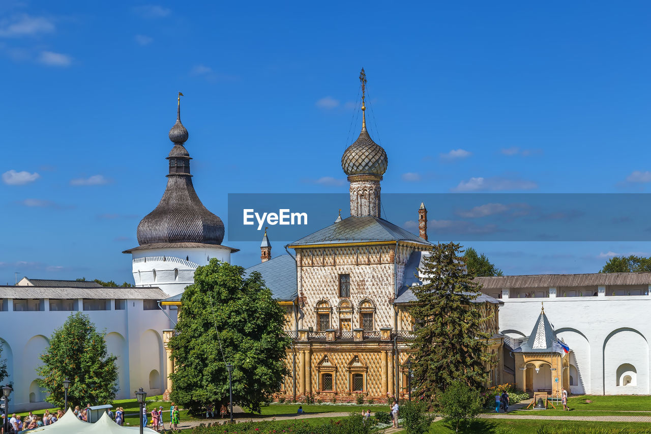 Church of virgin the hodegetria in rostov kremlin, russia