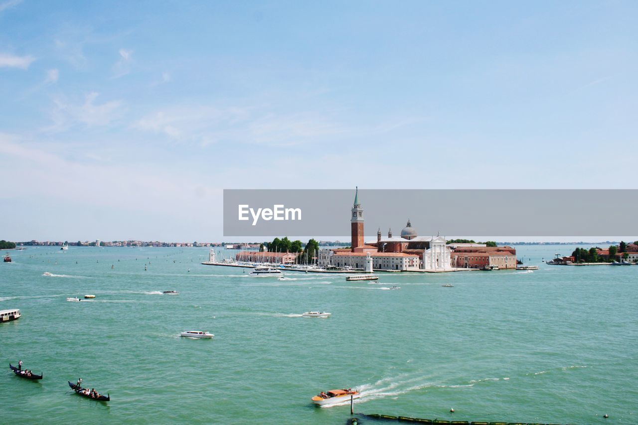 Church of san giorgio maggiore at grand canal against sky