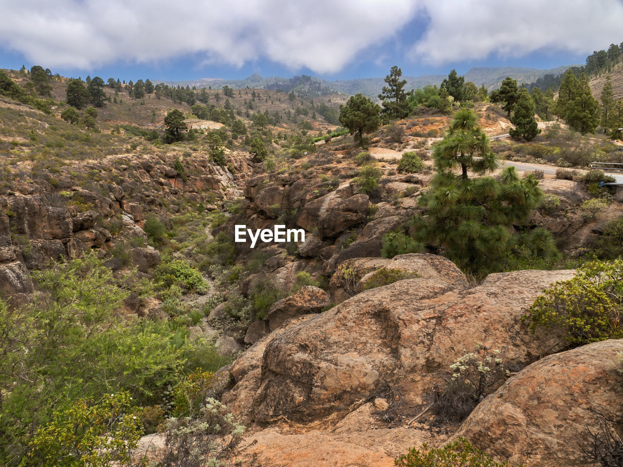 ROCK FORMATION AGAINST SKY