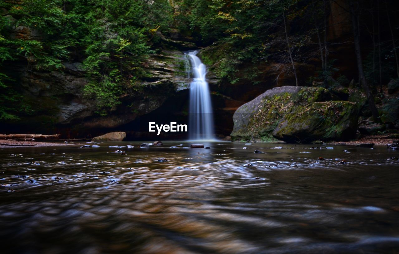 Waterfall in forest