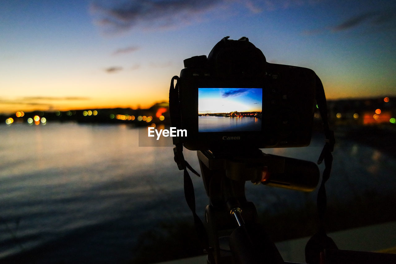 VIEW OF CAMERA AT NIGHT