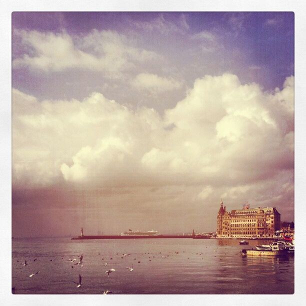 VIEW OF CLOUDY SKY OVER WATER